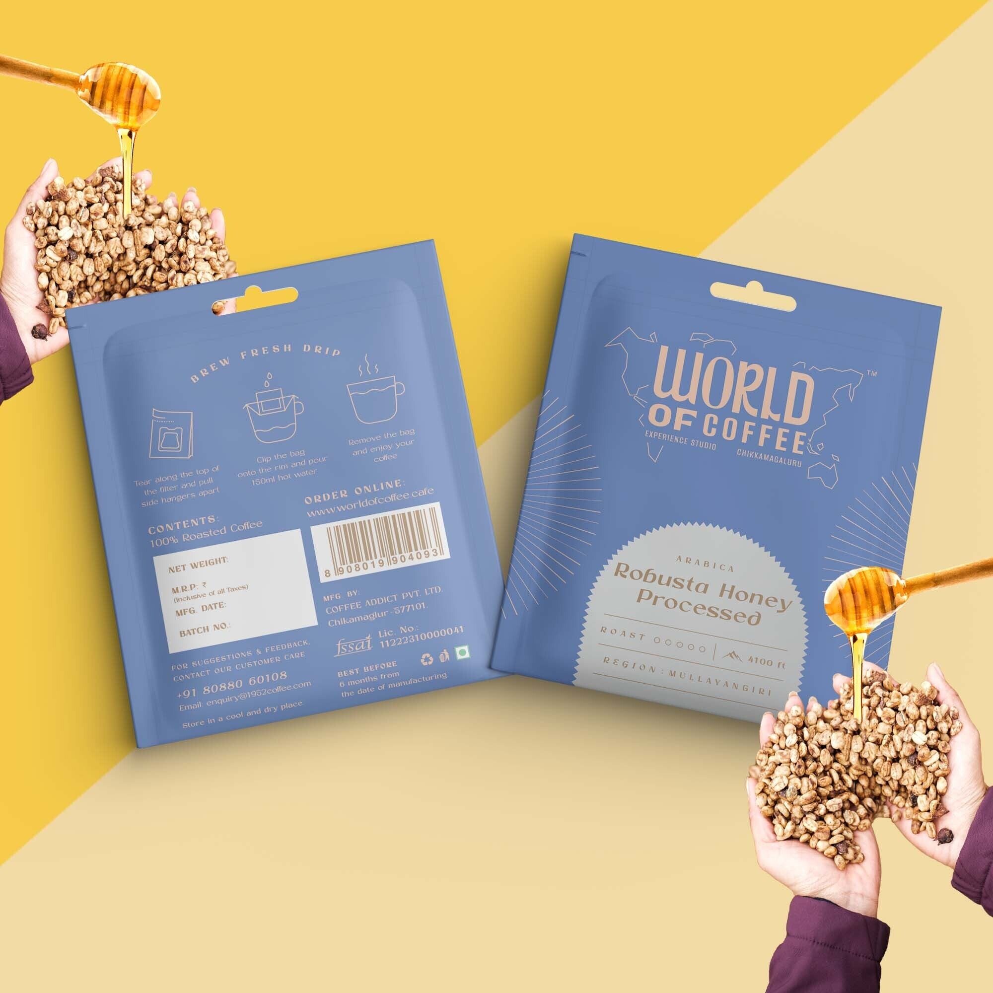 Yellow Honey Sun Dried Robusta Drip Bag