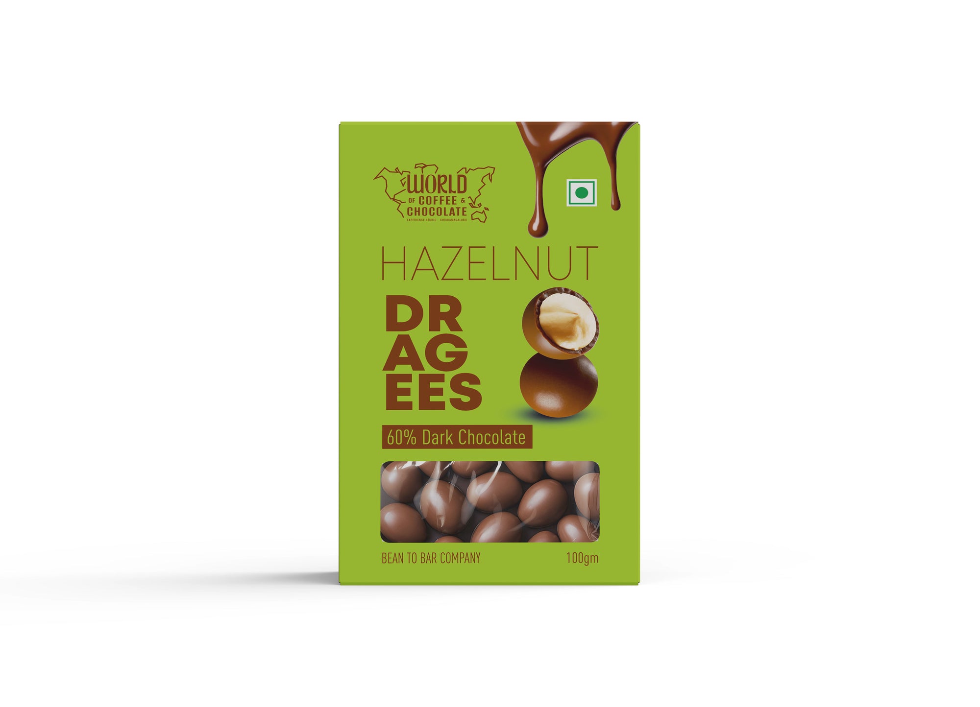 Hazelnut dragee chocolate box 90gm
