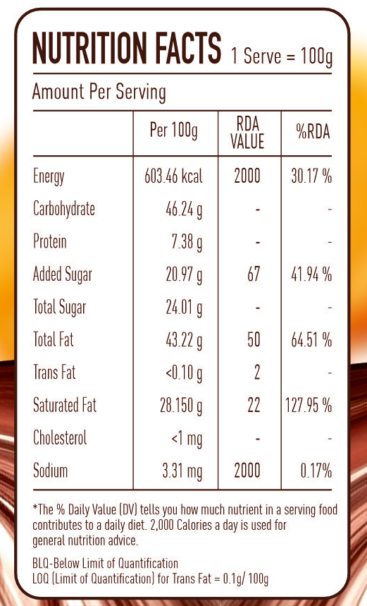 Orange bloom dark chocolate bar 80gm