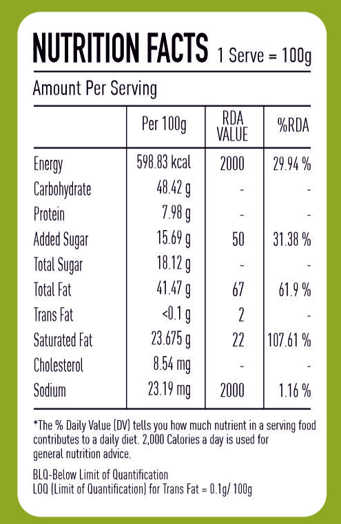 Hazelnut crunchie milk chocolate bar 80gm