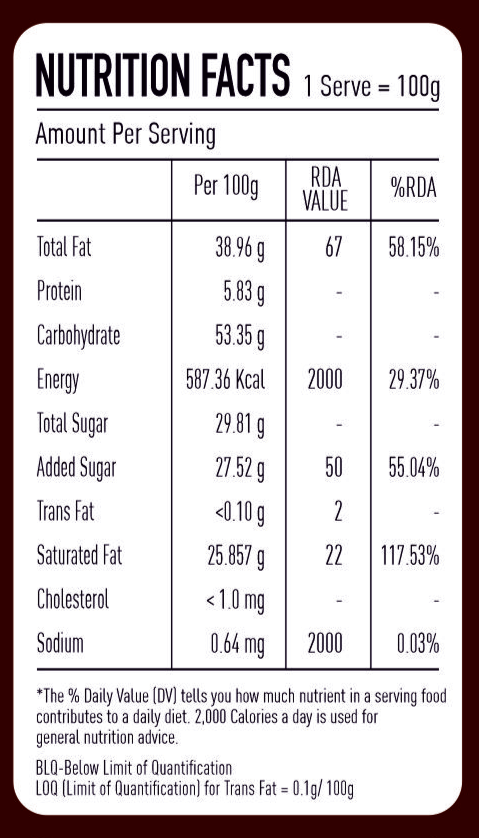 Intense 92% dark chocolate bar 80gm