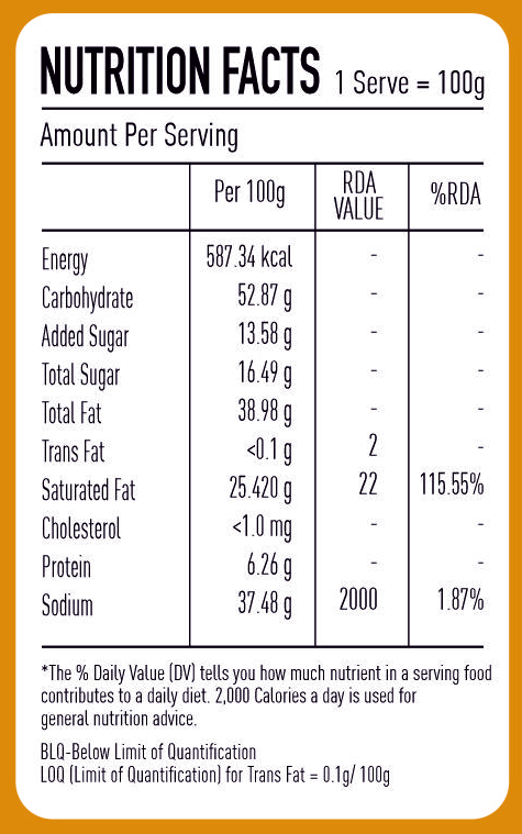Chai masala milk chocolate bar 80gm