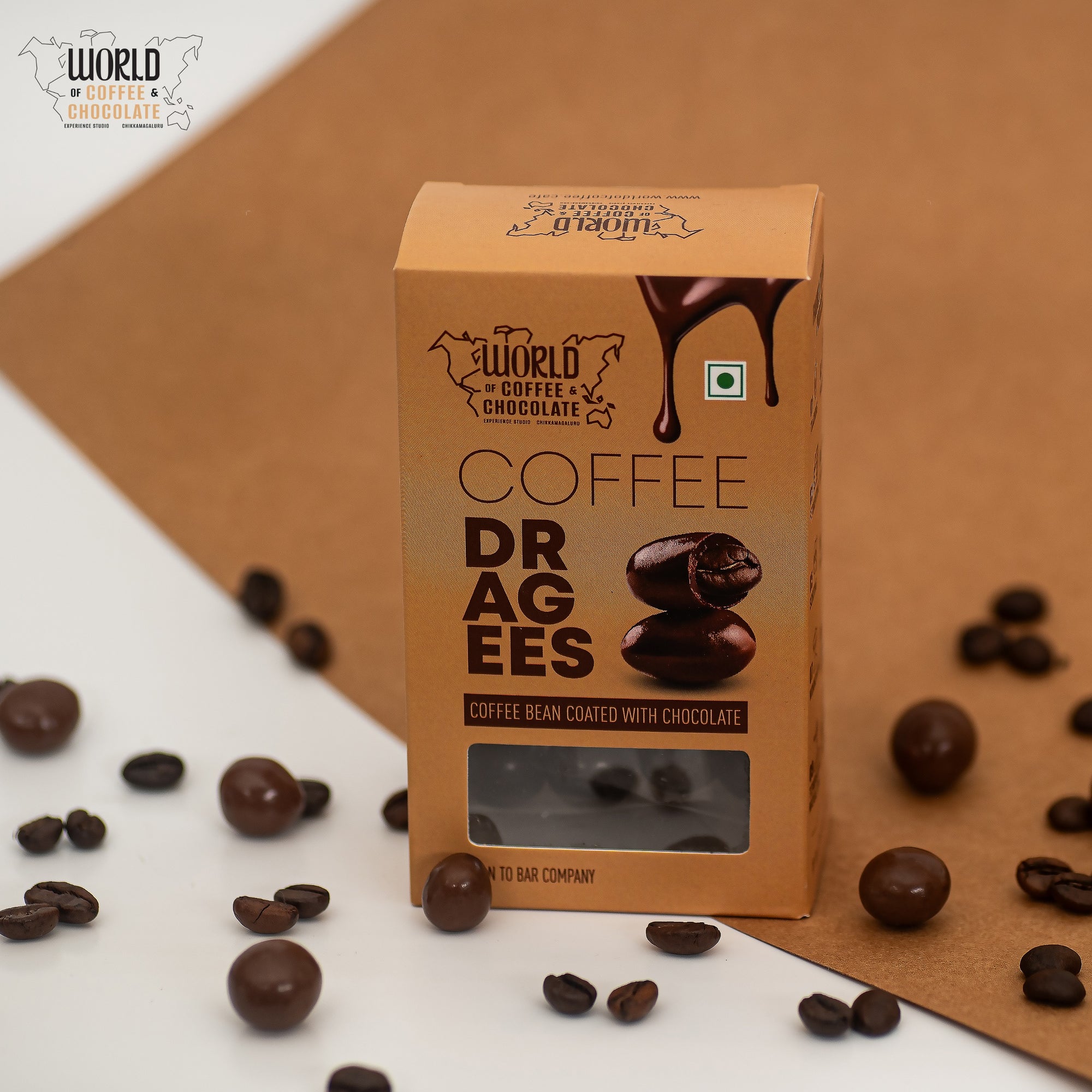 Coffee dragee chocolate box 90gm