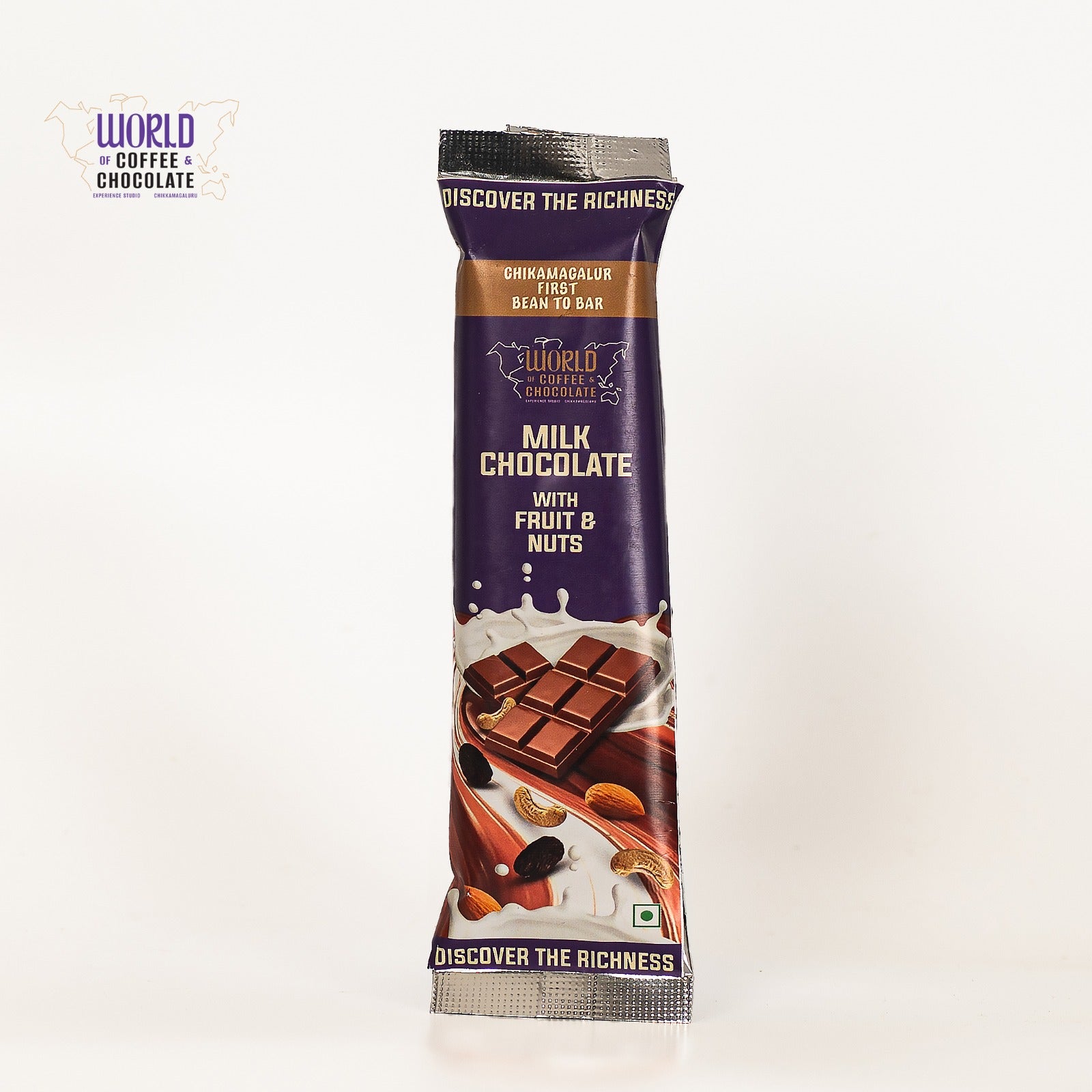 Milk fruits and nut chocolate bar (30gm × 3)