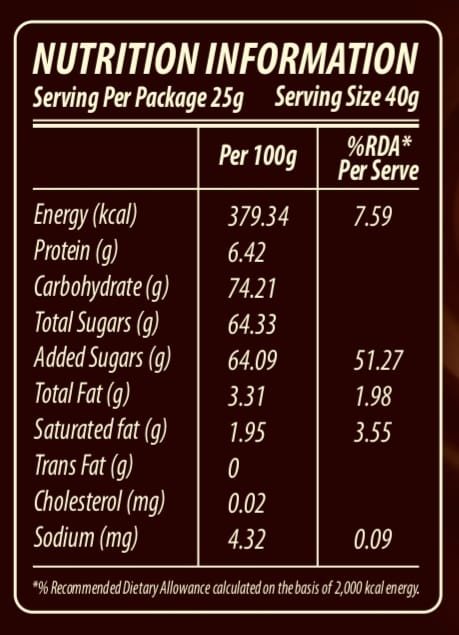 Hot chocolate Mix 250gm