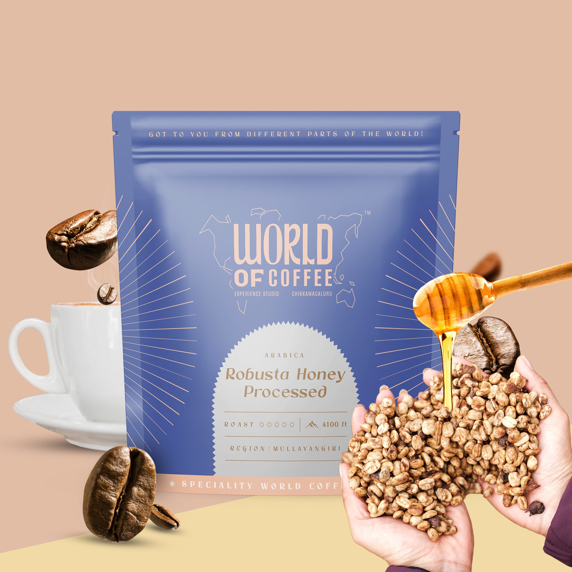 Yellow Honey Sun Dried Robusta 250g