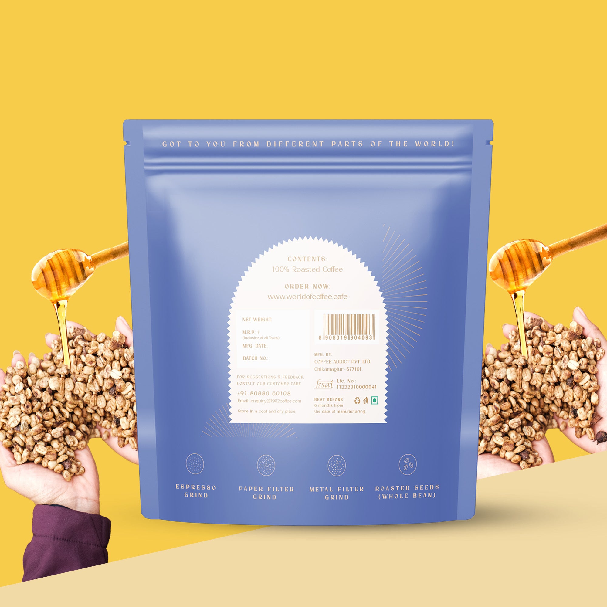 Yellow Honey Sun Dried Robusta 250g